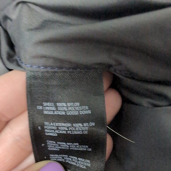 The North Face Navy Blue Nuptse 550 Down Parka Men Size XL - Picture 3 of 7